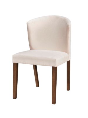 ALICIA - Beige Fabric Dining Chair